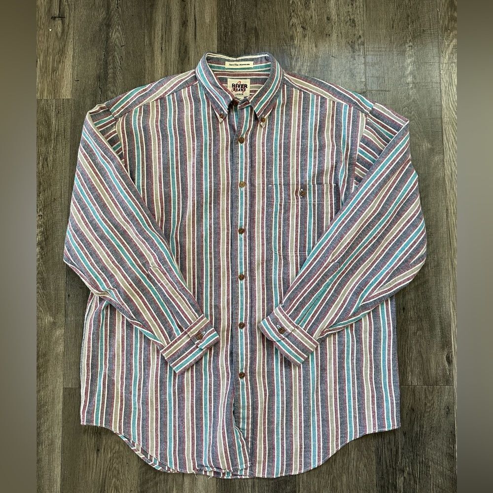 MENS RIVER BRAND ARROW SHIRT SIZE LARGE